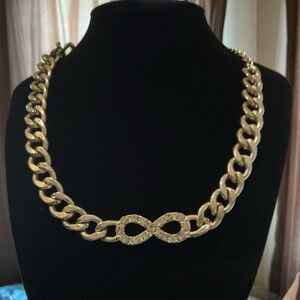 Classic Silver Curb Link Necklace